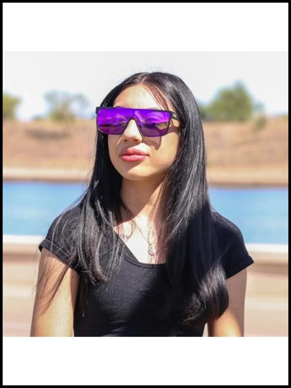Polarized Shield Sunglasses UV400 Protection TR90 Unisex